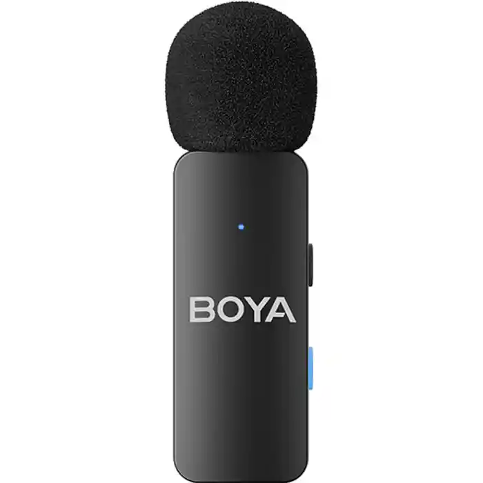BOYA BY-V4U Four-channel Wireless Lavalier Microphone for iPhone 15 Series Type C Smartphone Lapel Mic for Video Recording Vlog